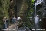 Adrspach waterfall